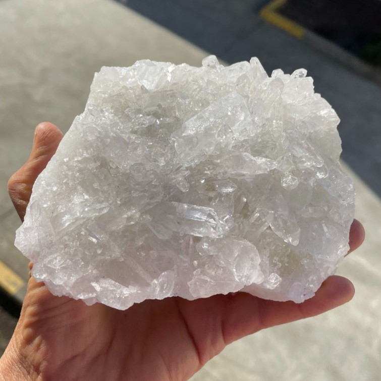 Clear Quartz Cluster - 34 Clear Quartz Cluster - 34